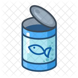 Canned fish open  Icon