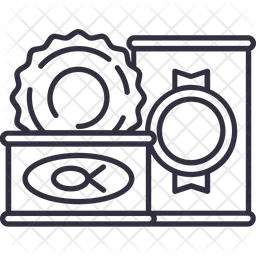 통조림 식품  아이콘