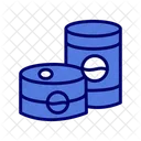 Canned Food Foodstuff Icon