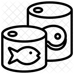통조림 식품  아이콘