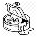 Canned Food Tin Spooky Icon