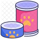 Cartoon Canned Food Icon