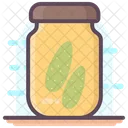 Canned Goods Pickle Jar Grocery Storage Icon