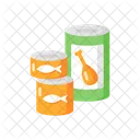 Canned goods and soups  Icon
