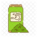 Canned matcha drink  Icon