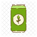 Canned matcha drink  Icon