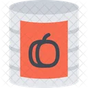 Peach Canned Food Icon