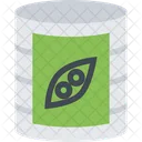 Canned Peas Icon Vector Icon