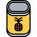 Canned Pineapple Pineapple Tin Canned Icon