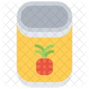 Canned Pineapple Pineapple Tin Canned Icon