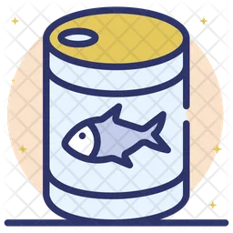 Canned Seafood  Icon