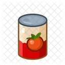 Canned Food Tomato Soup Symbol