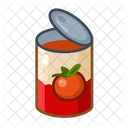 Canned Food Tomato Soup Open Icon