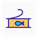 Tuna Fish Contour Icon