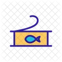 Tuna Fish Contour Symbol