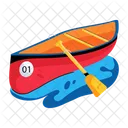 Canoa De Viaje Canoa Tandem Kayak Doble Icono