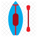 Canoe Beach Boat Icon