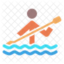 Canoe Sprint Paralympic Icon