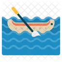 Lake Water Paddle Icon