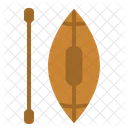 Canoe Paddle Water Icon
