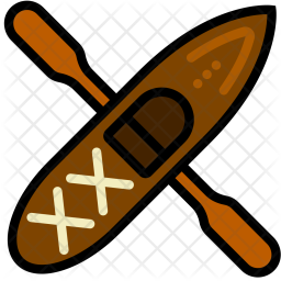 Canoe, Boating, Forest, Wildlife, Outdoor Icon png