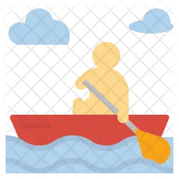 Canoeing  Icon