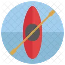 Canoeing Race Boat Icon