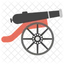 Canon Arma Grande Antiguo Equipo De Guerra Icono