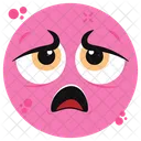 Emoji Cansado Emoticon Emocion Icono