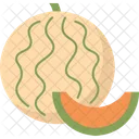 Cantaloupe Fruit Dessert Icon