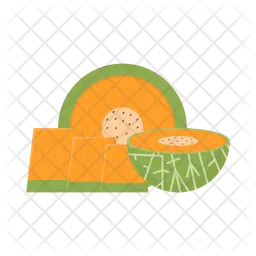 Cantaloupe slice  Icon