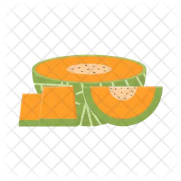 Cantaloupe slice  Icon
