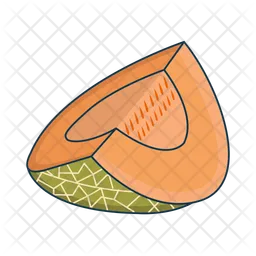 Cantaloupe slice  Icon