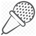 Microfono Para Cantar Microfono Medios De Comunicacion Icono