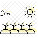 Vegetal Cama Sol Icon