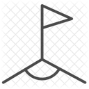 Escanteio Bandeira Impedimento Ícone