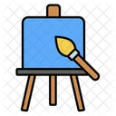 Canvas Painting Art Icon