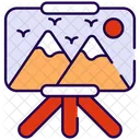 Canvas Painting Art Icon