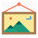 Canvas Photo Frame Picture Icon