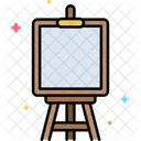 Canvas And Easel  Icon