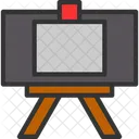 Canvas And Easel Canvas Easel Icon