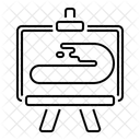 Canvas Board Art Board Icon