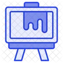 Canvas Board Painting Icon