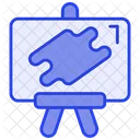 Canvas Board Painting Icon
