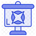 Canvas Board Painting Icon