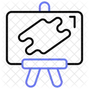 Canvas Board Painting Icon