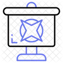 Canvas Board Painting Icon