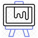 Canvas Board Painting Icon