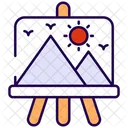 Canvas Painting Art Icon
