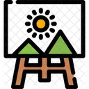 Canvas Painting Surface Icon